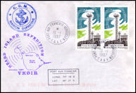 Sobre Expedicion HEARD Isl. VK0IR (Matasellos base Marion Dufresne - 13 Enero 1997